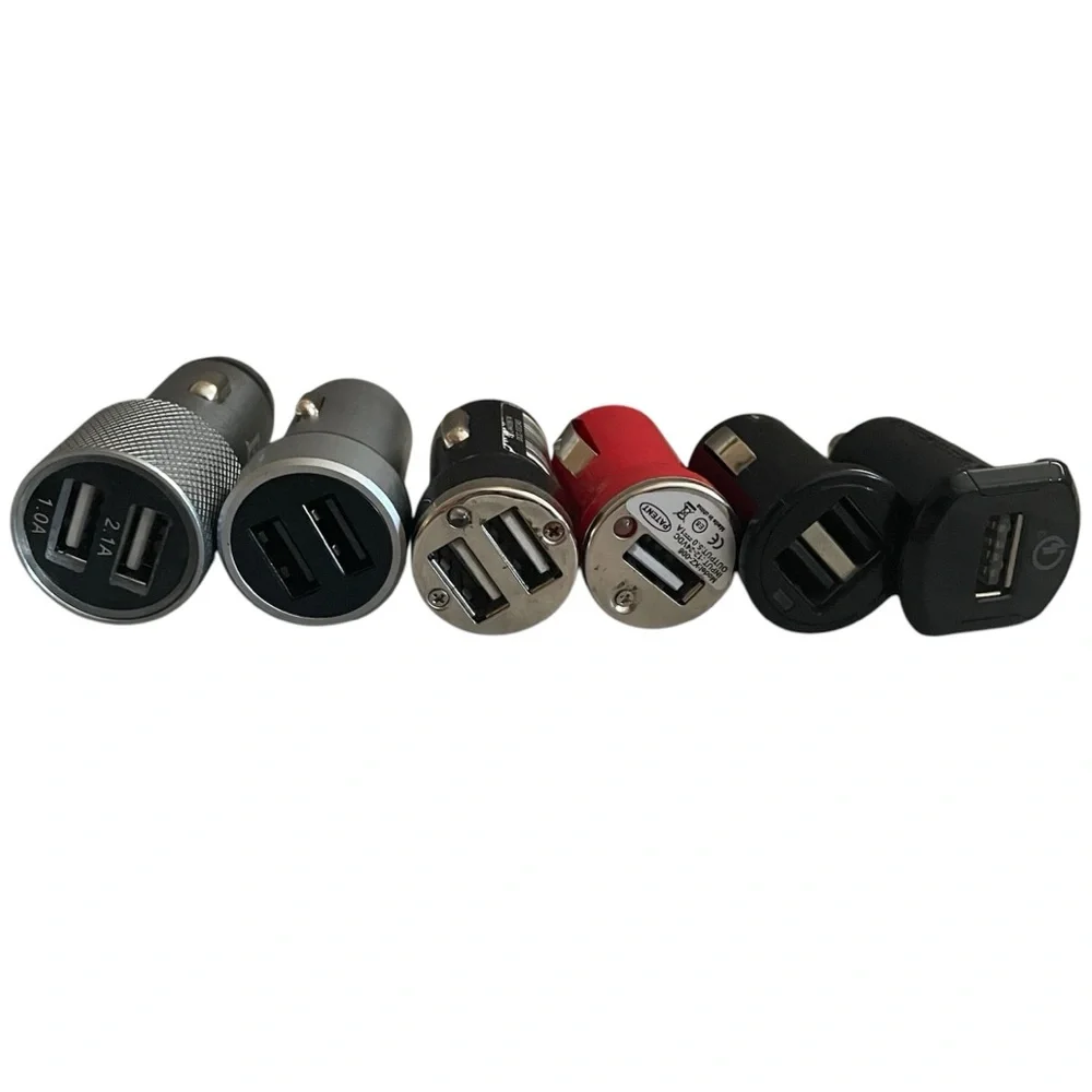 Car UBS Charger Port Assorted Lot of 6